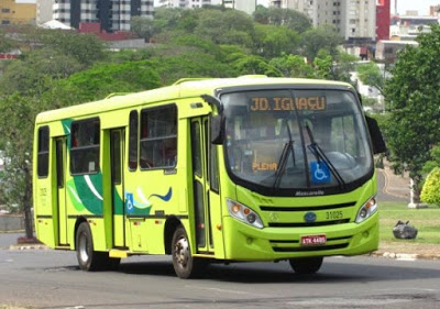 Ônibus do Consórcio Sorriso. Foto: PMFI