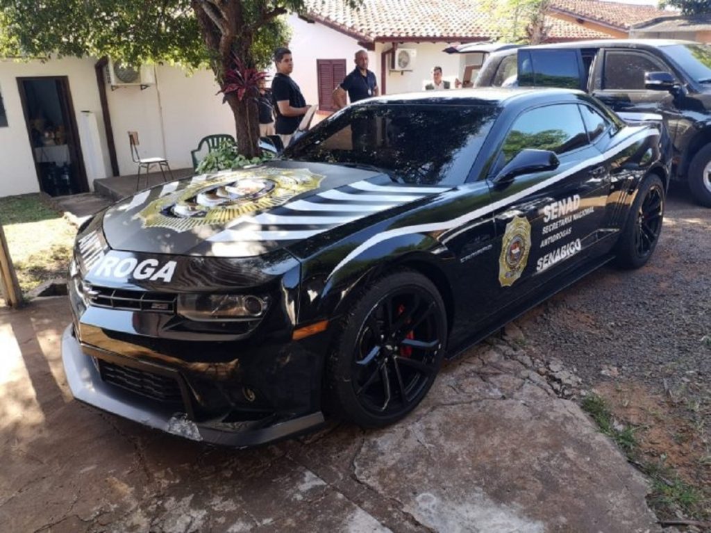 Camaro de narcotráfico vira arma para polícia antidrogas do Paraguai – Não  viu?