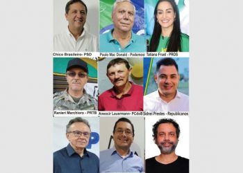 Candidatos a prefeito de Foz. Foto: GDia