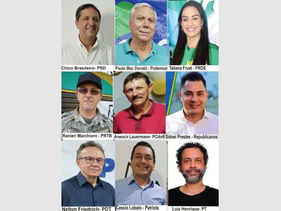 Candidatos a prefeito de Foz. Foto: GDia