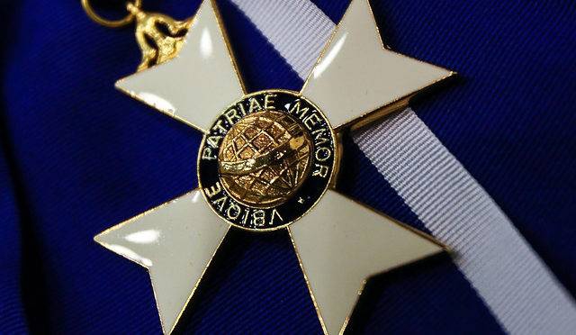 (Brasília - DF, 20/04/2018) Medalha com o Grau de Grã-Cruz da Ordem de Rio Branco. Foto: Marcos Corrêa/PR