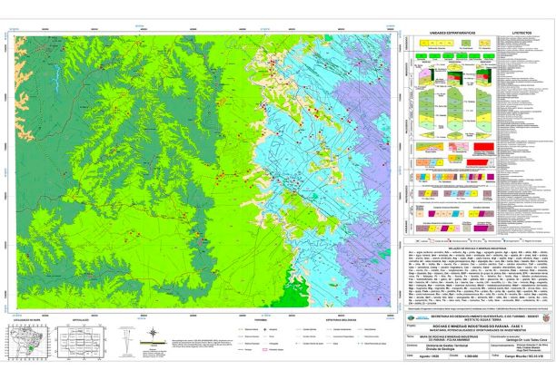 Mapa disponibilizado pelo Governo do Paraná. Foto: AEN/Divulgação