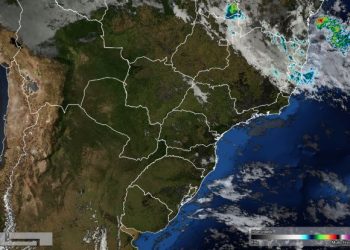 foto de satélite divulgada nesta terça-feira (03) pelo Simepar.