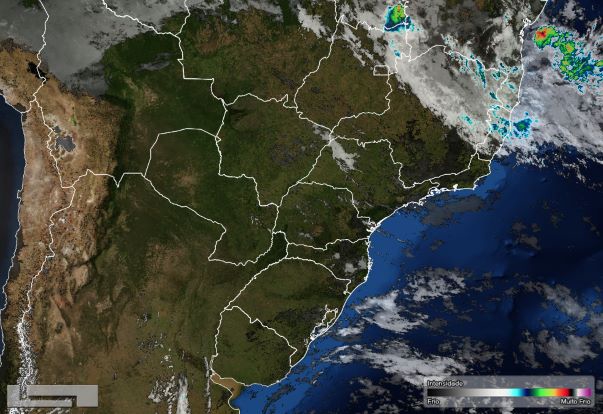 foto de satélite divulgada nesta terça-feira (03) pelo Simepar.