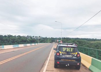 Ponte Tancredo Neves  que liga Foz a Puerto Iguazú: Foto: PRF/Divulgação