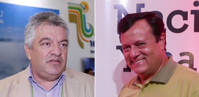 Paulo Angeli, à esquerda, e Licério Santos. Foto montagem: Cabeza NEWS