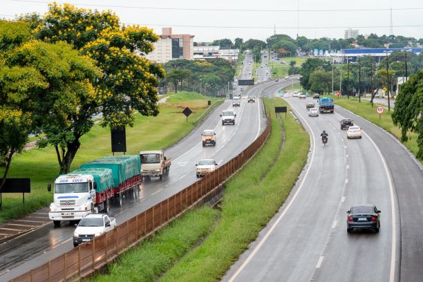 Trecho da BR-277 que deverá ser iluminado. Foto: Rubens Frailini/Itaipu