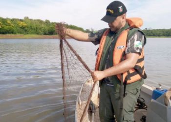 Força-Tarefa reforça combate à pesca predatória e desmatamento no Paraná. FOTO:SEDEST/divulgação