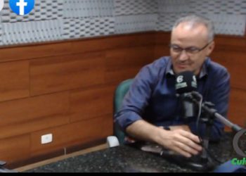 Ney Patrício em entrevista à Rádio Cultura nesta segunda-feira. Foto: facebook da rádio
