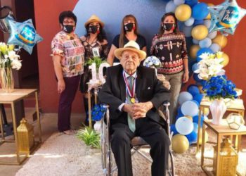 Juan López Leguizamón comemorou seu 105º aniversário em setembro do ano passado. Foto: La Clave