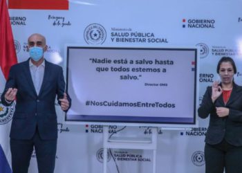Ministro da Saúde do Paraguai anuncia compra de vacinas. Foto: Agência IP/Divulgação