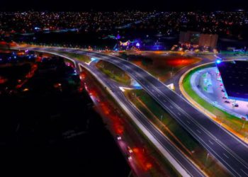 Viaduto da Avenida Costa e Silva, em Foz. Foto: PMFI/Divulgação