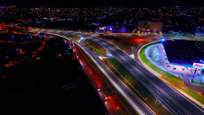 Viaduto da Avenida Costa e Silva, em Foz. Foto: PMFI/Divulgação