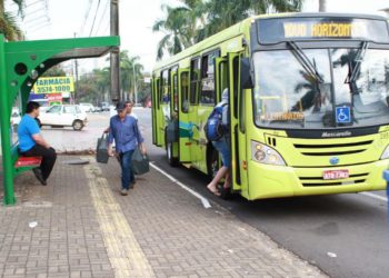 Ônibus do transporte coletivo de Foz. Foto: PMFI/Divulgação