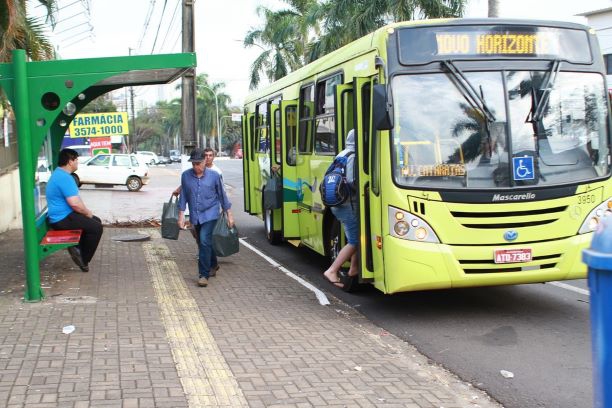 Ônibus do transporte coletivo de Foz. Foto: PMFI/Divulgação