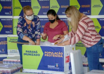 Paraná recebe mais 146,8 mil doses de vacinas contra Covid-19. Foto: Gilson Abreu/AEN