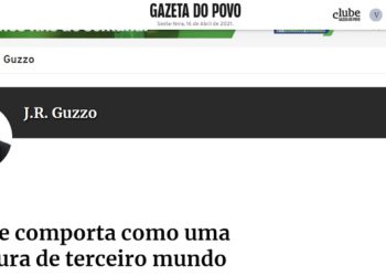 Reprodução do site da Gazeta do Povo