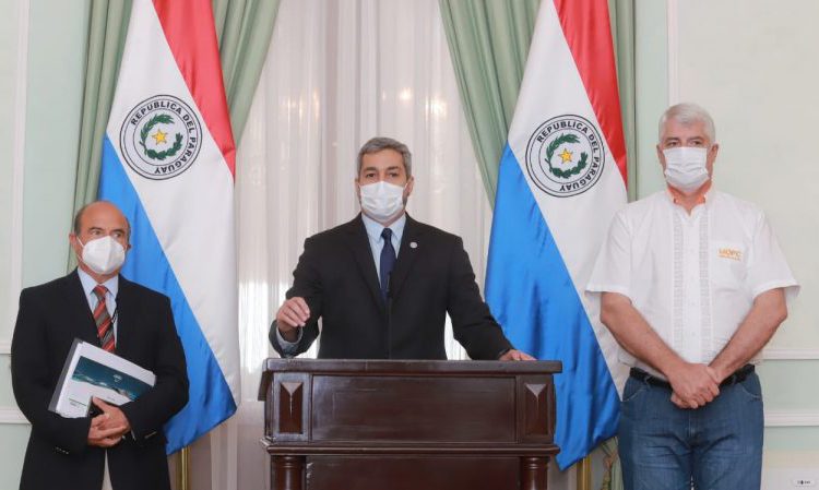 Presidente do Paraguai anuncia o redirecionamento dos recursos. Foto Agência IP