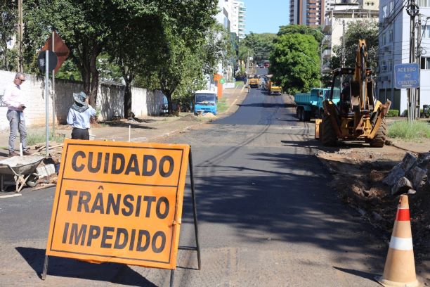 Rua recapeada. Foto: PMFI