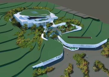 Maquete de como será a nova atração turística de Foz do Iguaçu. Ilustração: divulgação/Grupo Cataratas