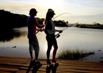 Pesca esportiva no Lago de Itaipu. Foto: divulgação/IB