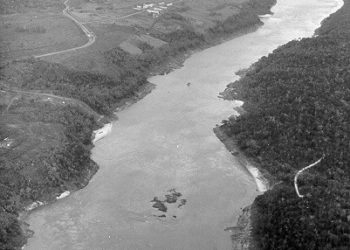 Local onde a hidrelétrica de Itaipu foi construída. Foto: IB/Divulgação