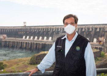 Ministro Gilson Machado visitou a usina de Itaipu este ano. Foto: Rubens Fraulini/IB