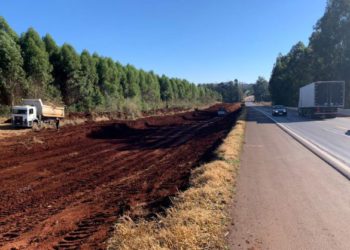 Duplicação do Contorno Oeste em Cascavel. Foto: DER/AEN