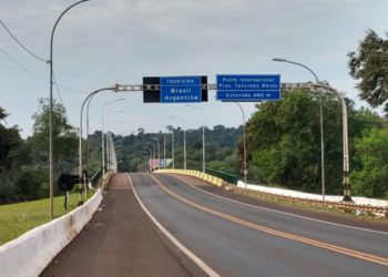 Ponte Tancredo Neves. que liga Foz do Iguaçu a Puerto Iguazú, na Argentina. Foto ilustrativa: PMFI/Divulgação