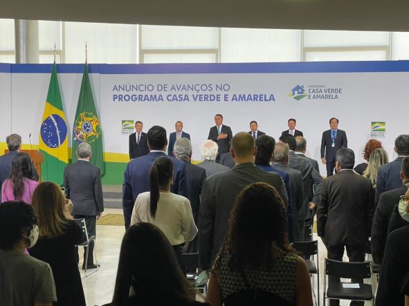 Lançamento da Casa Verde e Amarela. Foto: divulgação