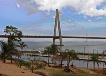 Ponte San Roque González de Santa Cruz, sobre o Rio Paraná. Foto: Agência IP/Divulgação
