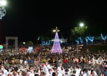 Eventos do Natal reuniram multidões. Foto: Marcos Labanca/PMFI.