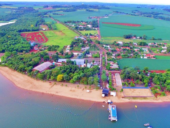 Praia de Itaipulândia. Foto: prefeitura da cidade/divulgação