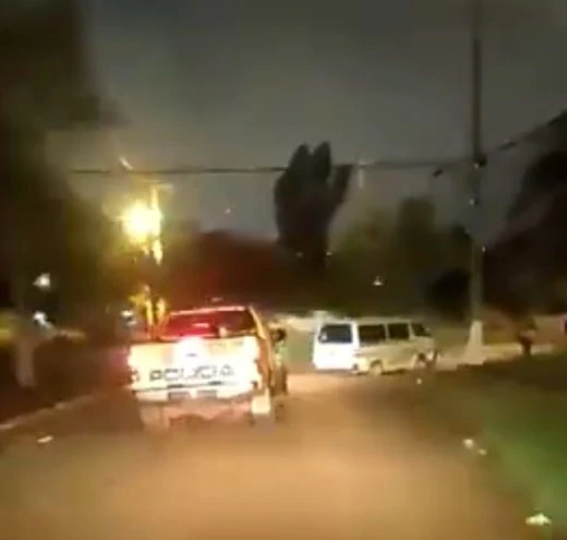 Perseguição policial. Foto: captura de vídeo.