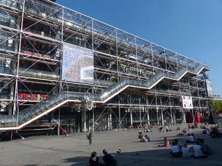 Centro Pompidou. Foto: Pixabay