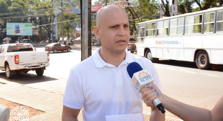 Carlos Cantero, responsável pela fiscalização. Foto: CDE/Divulgção