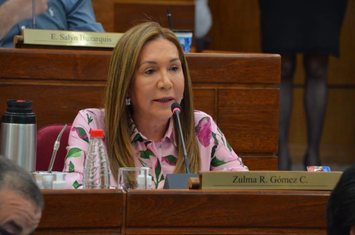 Senadora Zulma Gómez. Foto: Agência IP/Divulgação