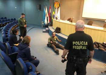 Treinamento dos policiais: Fotos e vídeo: PF/Divulgação