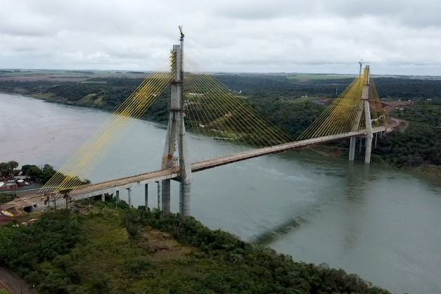 Ponte da Integração praticamente concluída. Foto: DER/Divulgação