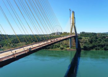 Ponte da Integração quase concluída. Foto: IB/Margem paraguaia