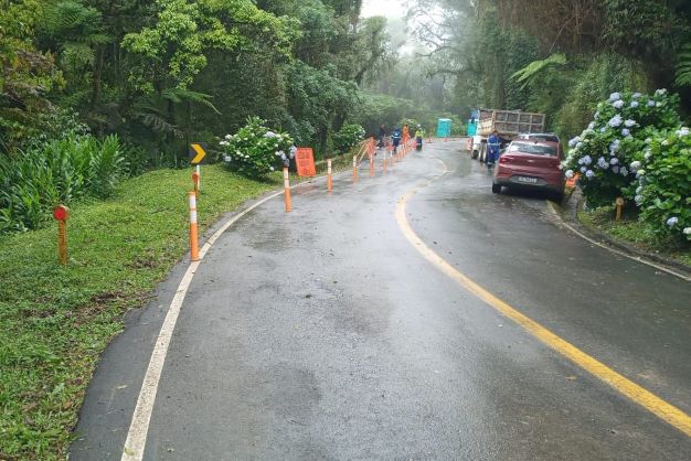 Estrada da Graciosa será parcialmente liberada nesta terça-feira, no início da tarde.
Foto: DER