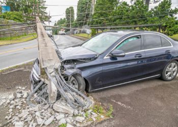 Batidas de carros danificam 9 postes por dia no Paraná -
Foto: COPEL