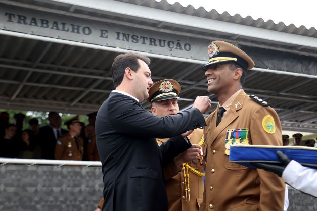 Sérgio Almir Teixeira é o novo comandante da Polícia Militar do Paraná -
Foto: Gilson Abreu/AEN