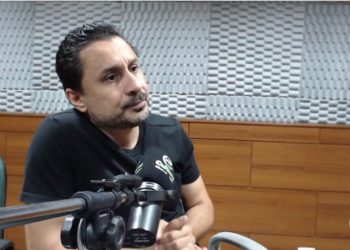 Secretário em entrevista à Rádio Cultura ontem (08). Foto: captação de vídeo.
