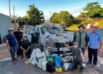 Operação do IAT no Rio Paraná busca combater a prática da pesca ilegal. Foram recolhidos materiais proibidos e aplicadas multas
Foto: Comunicação IAT