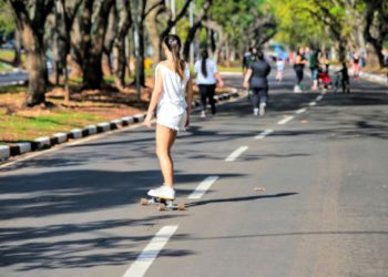 Domingo será dia de lazer na Avenida Paraná. Foto: Thiago Dutra/PMFI