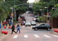 Avenida Brasil em Foz do Iguaçu. Foto: ACIFI/divulgação