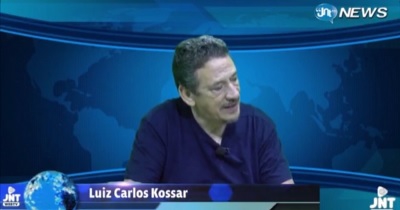 Professor Carlos Kossar.  Foto: captação de vídeo do JNT