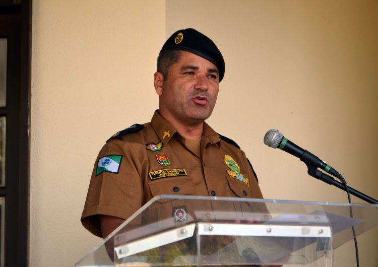 O novo comandante-geral da corporação será o coronel Jefferson Silva.
Foto: PMPR