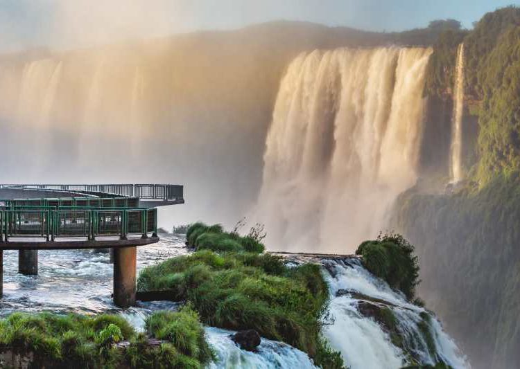 Amanhecer nas Cataratas do Iguaçu. Foto: divulgação